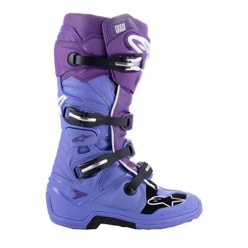 Alpinestars Tech 7 Double Purple White MX Boots 2