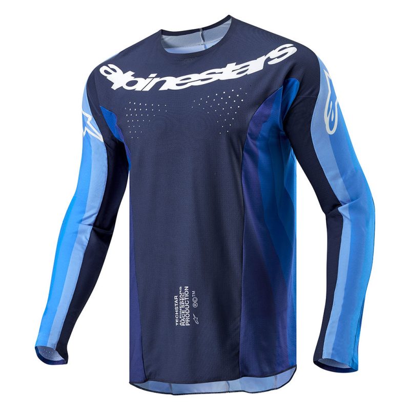 techstar pnue nav blue jersey front